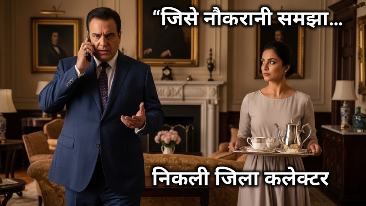 “जिसे नौकरानी समझा… वही निकली जिला कलेक्टर | 24 घंटे में शहर झुका!”