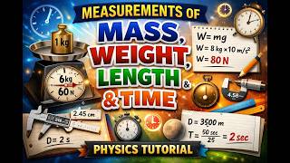 Mass, Weight, Length & Time Made EASY! 🔥 WAEC/NECO Physics Full Breakdown + Calculations
