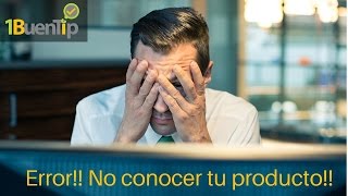 No conocer tu producto!!! | Ferias Comerciales y de Negocios