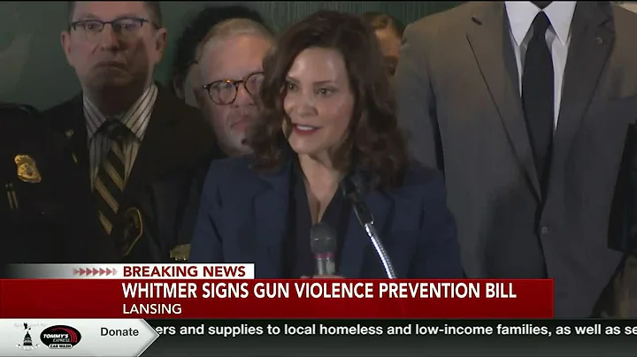 Gov. Gretchen Whitmer signs gun violence prevention bills into law