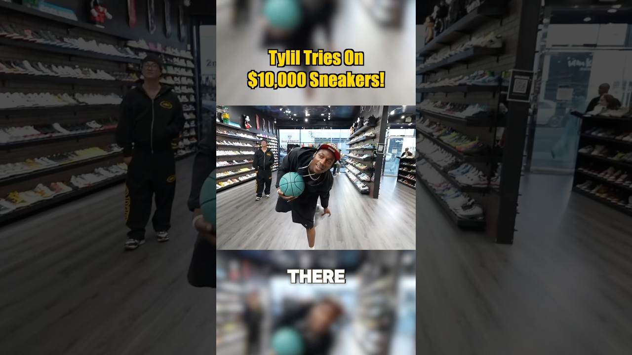 Tylil Tries On $10,000 Sneakers!