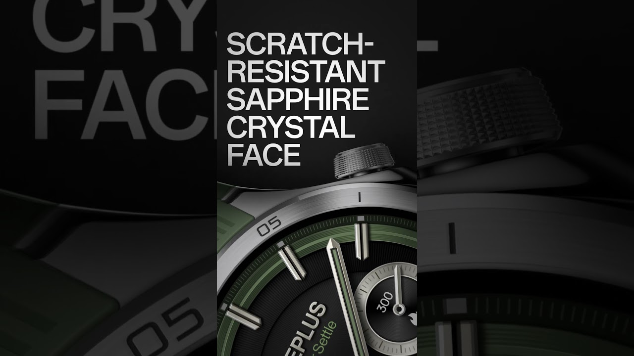 OnePlus Watch 3: Timeless craftsmanship of titanium bezel and sapphire crystal face