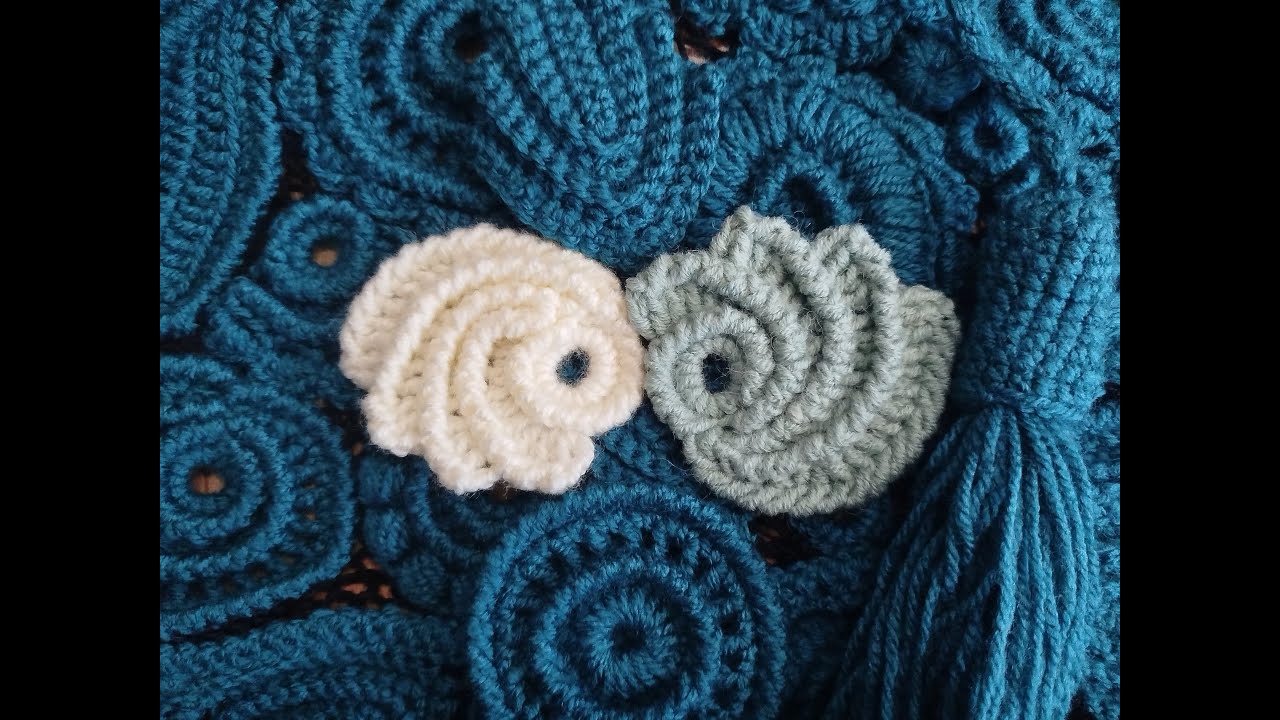 МК Элемент 🧶РАКУШКА🧶 Ирландское Кружево