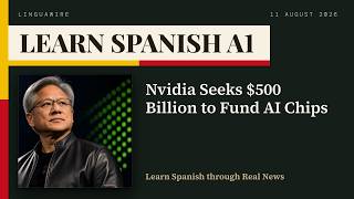 Learn Spanish A1 | Slow Spanish News with Subtitles: Nvidia Seeks $500 Billion to Fund AI Chips