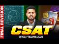 CSAT - FINAL REVISION One Shot 🔥 | for UPSC Prelims 2026