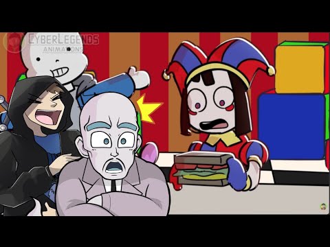 This is freaking Hilarious! | Jay & Nappa React to If SANS was in THE AMAZING DIGITAL CIRCUS