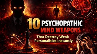 🔥 10 Psychopathic Mind Weapons That Destroy Weak Personalities Instantly 🔥
