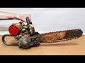 Rare chainsaw restoration  engine startup