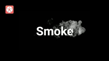 How to Make Smoke Text Reveal Animation intro -  how to create name intro - Kinemaster