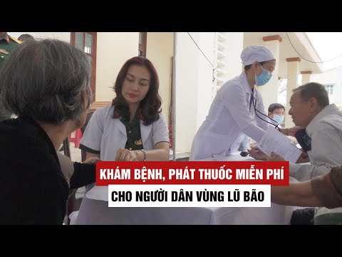 Video Khám bệnh, phát thuốc miễn phí cho người dân vùng lũ... - youtube