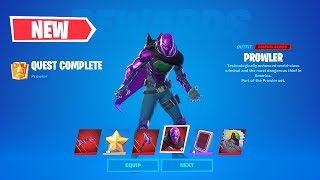 How to Unlock Prowler Skin Fortnite - Prowler Challenges