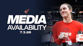Caitlin Clark, Coach Stephanie White & Sophie Cunningham Practice Media Availability | July 3, 2026