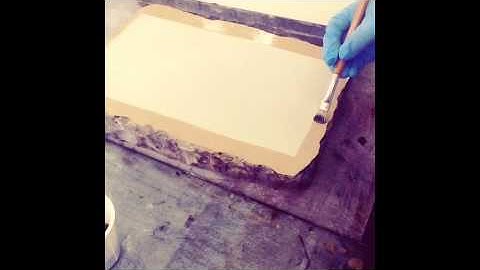 Stone Lithography - Preparing & Drawing on a Lithographic Stone