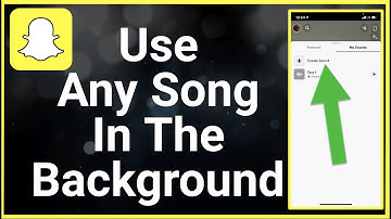 How To Add Background Song On Snapchat! (SWEET!)