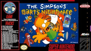 The Simpsons Bart's Nightmare - Full SNES OST