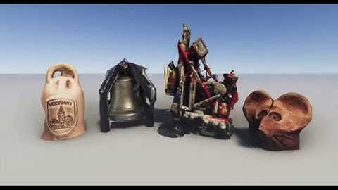 High- Poly photogrammetry in Unity HD render Pipeline