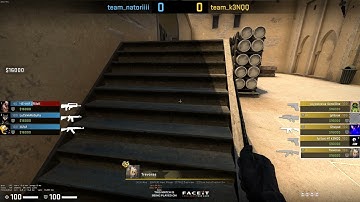 Impossible mirage 1v1 arena jump (128tick faceit)