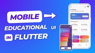 Flutter UI Tutorial | Mobile E-Learning App 2, Design to Code