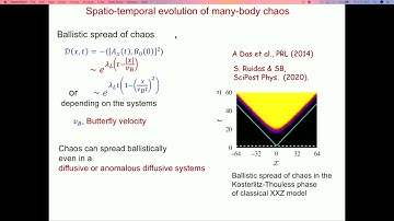 Many-body chaos and dynamical transitions: Classical to quantum and back again