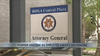 Former Arizona AG employee awaits sentencing in jewelry theft case