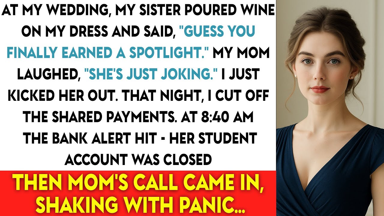 At My Wedding, My Sister Poured Wine On My Dress And Said, “Guess You Finally Earned A Spotlight...