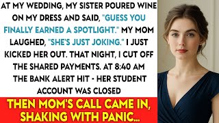 Full At My Wedding, My Sister Poured Wine On My Dress And Said, “Guess You Finally Earned A Spotlight... News