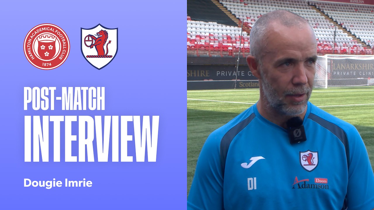 INTERVIEW Dougie Imrie Post Hamilton Academical 180726