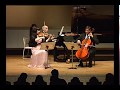 ハイドン ピアノ三重奏ジプシートリオ ３楽章 中村ゆかり ブルーノ・カニーノ Haydn "Zigeunertrio " Hob.XV:25 ⅡYukari Nakamura Bruno Canino