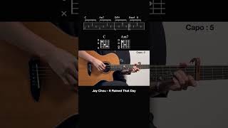 Jay Chou - It Rained That Day l Guitar Tutorial (TAB + Chords) #guitar #cover #tutorial #jaychou