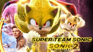 [Speed Edit] Super Sonic, Tails and Knuckles 💎 Super Team Sonic Poster - Sonic the Movie 2 screenshot 4