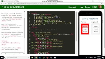 Target the Children of an Element Using jQuery free code camp   Dani