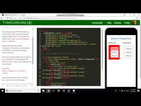 Target the Children of an Element Using jQuery free code camp   Dani