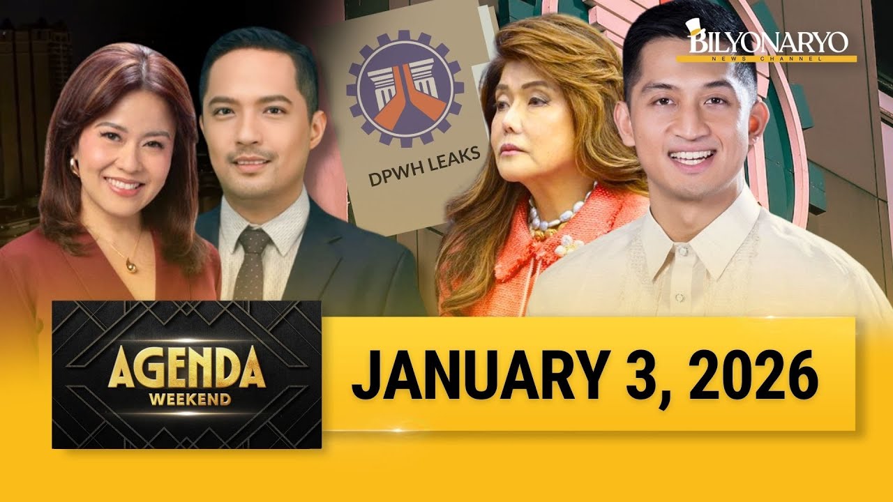 Agenda Weekend | January 3, 2026