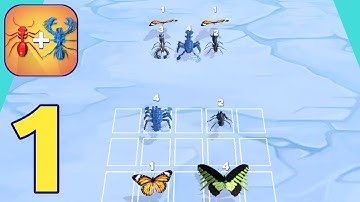 Merge Ant: Insect Fusion - Gameplay Walkthrough (android/iOS) Levels 1-10