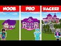 Minecraft NOOB vs PRO vs HACKER: GIRL HOUSE BUILD CHALLENGE in Minecraft / Animation