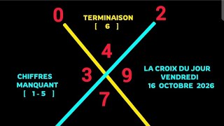 LA CROIX DU JOUR VENDREDI 16 OCTOBRE 2026