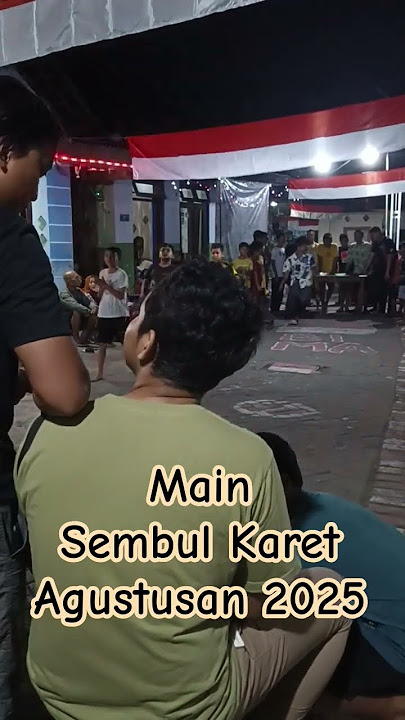 main sembul Karet Agustusan 2025 Ndandang Kelurahan Glanggang Beji #laguanakindonesia #agustusan