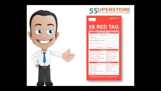 5S Red Tags - 5S Red Labels - 5S Superstore UK