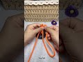 Amazing Orange Macrame knot 🪢 Design 💖 Video #diy #crochet #shorts #diy #handmade