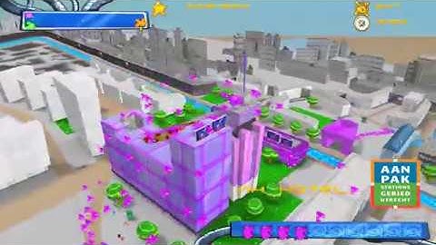 The Blob (de Blob) Gameplay + all landmarks