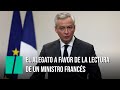 El emotivo alegato por la lectura del ministro francés Bruno Le Marie