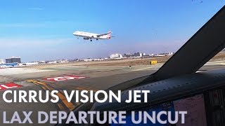 Cirrus Vision Jet Departing Los Angeles International Airport