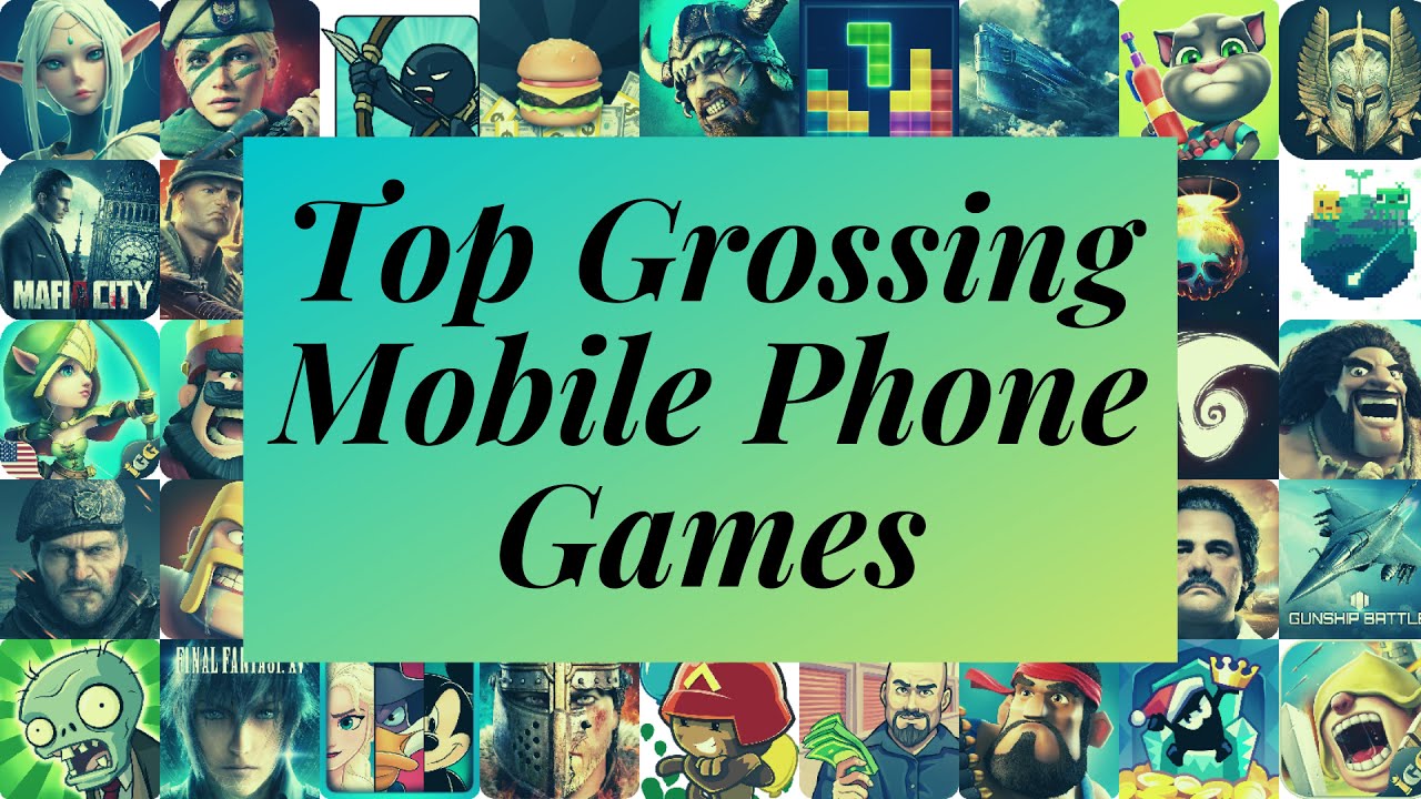Highest Grossing Mobile Phone Games Of All Time Youtube Mobile Phone Game Phone Games Mobile Strike