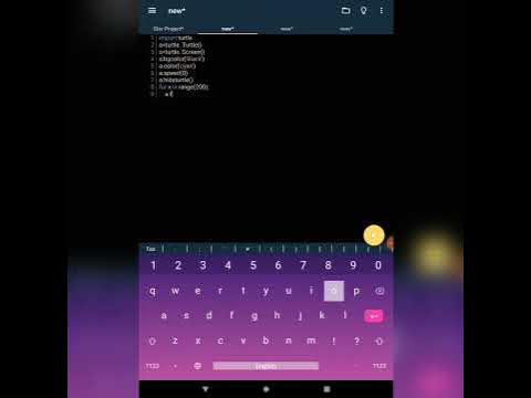 Virus structure in Python language by Pydroid ,Turtle project. Source ...