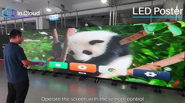 LC60S LED Poster | Seamless Splicing & Dual Mode Switching