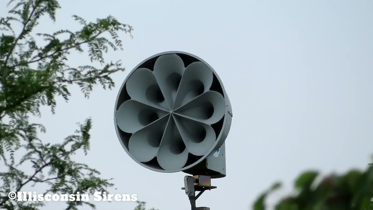 ASC T-135 Tornado Siren Test - Alert - Orland Park, IL - 8/2/22