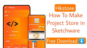 How to make Project Store in Sketchware | Sketchware Pro | Sketchware HkApps