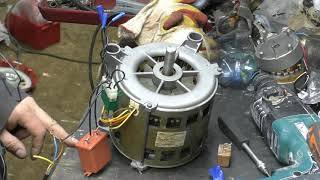 Подключение электродвигателя от стиральной машинки 2 скорости  10 пинов