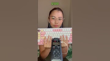 Thumbnail of Which Keyboard sounds better? #asmr #tingles #shorts
