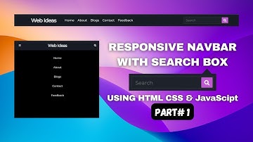 Create a Responsive Navbar Part #1